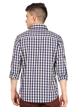 Load image into Gallery viewer, Blue Gingham Checks Shirt Shirt www.epysode.in 
