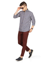 Load image into Gallery viewer, Blue Gingham Checks Shirt Shirt www.epysode.in 
