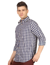 Load image into Gallery viewer, Blue Gingham Checks Shirt Shirt www.epysode.in 
