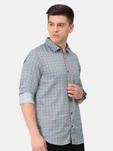 Load image into Gallery viewer, Blue Printed Shirt Shirt www.epysode.in 
