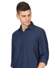 Load image into Gallery viewer, Blue Solid Shirt Shirt www.epysode.in 
