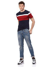 Load image into Gallery viewer, Bold Navy Tee T-Shirts www.epysode.in 
