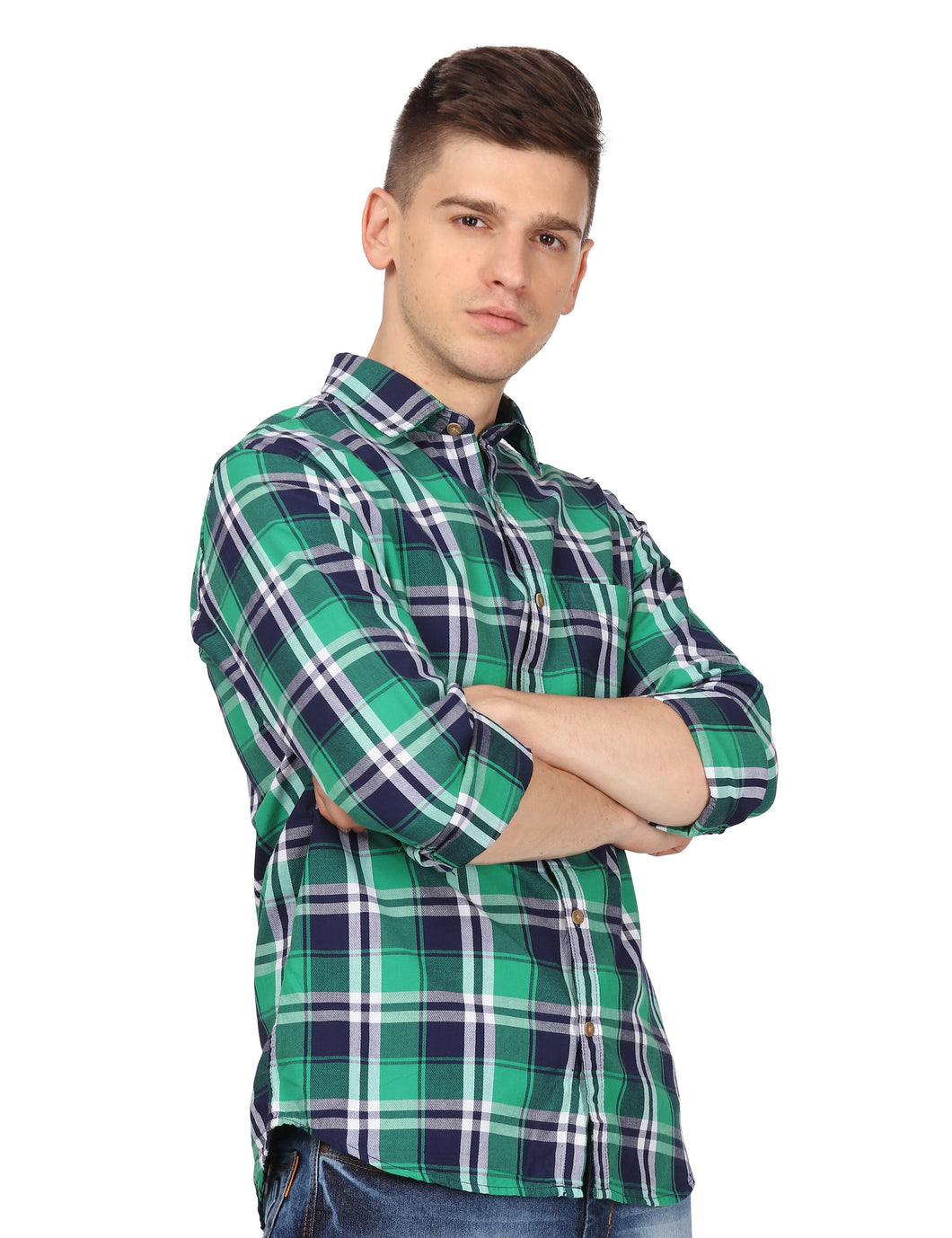Green Checks Shirt Shirt www.epysode.in 