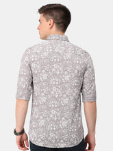 Load image into Gallery viewer, Grey Floral Print Shirt Shirt www.epysode.in 
