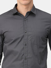 Load image into Gallery viewer, Grey Solid Shirt Shirt www.epysode.in 
