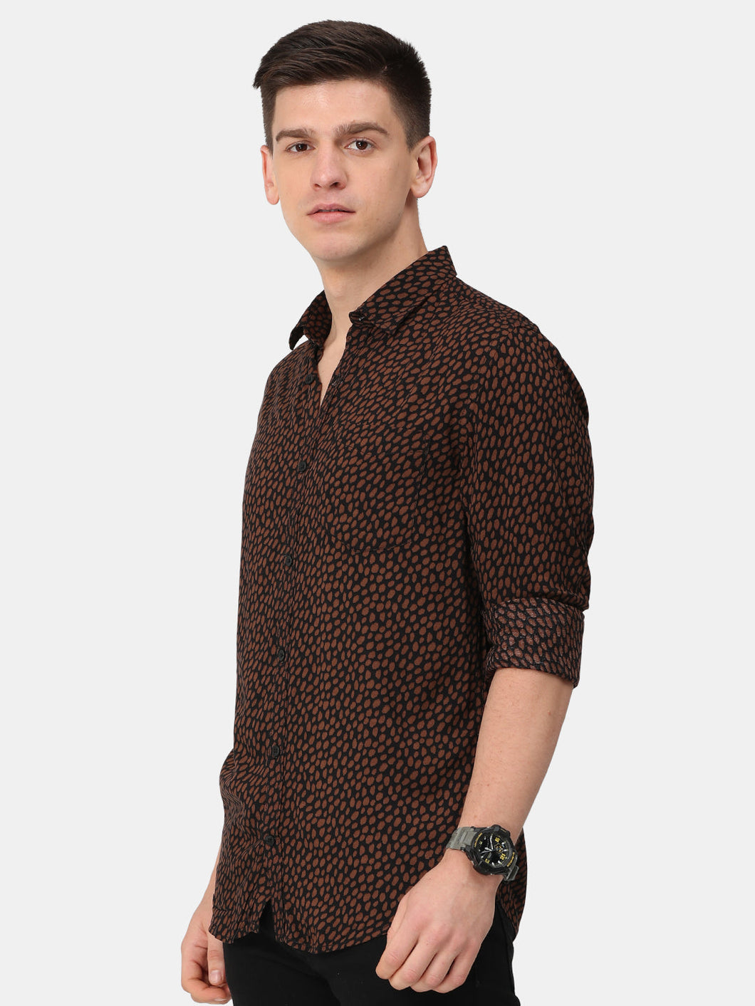 Leopard Print Viscose Shirt Shirt www.epysode.in 