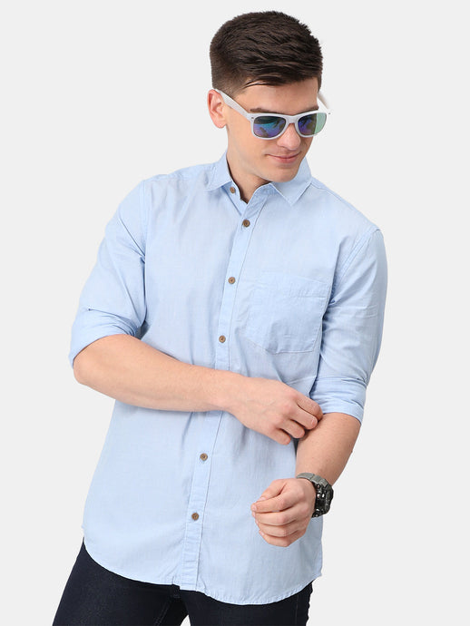 Light Blue Cotton Shirt Shirt www.epysode.in 