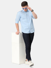 Load image into Gallery viewer, Light Blue Solid Shirt Shirt www.epysode.in 
