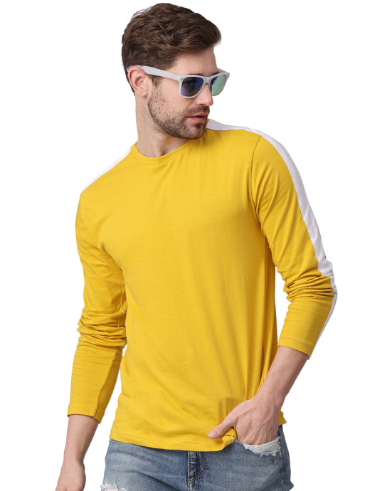 Mustard Panel T-shirt t-shirt www.epysode.in 