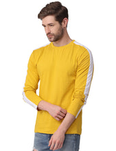 Load image into Gallery viewer, Mustard Panel T-shirt t-shirt www.epysode.in 
