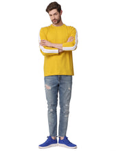 Load image into Gallery viewer, Mustard Panel T-shirt t-shirt www.epysode.in 
