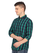 Load image into Gallery viewer, Navy Checks Shirt Shirt www.epysode.in 
