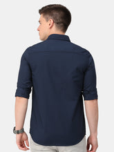 Load image into Gallery viewer, Navy Dobby Shirt Shirt www.epysode.in 
