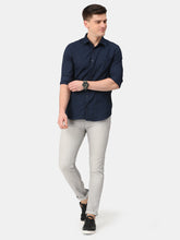 Load image into Gallery viewer, Navy Dobby Shirt Shirt www.epysode.in 

