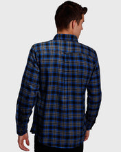 Load image into Gallery viewer, Navy Flannel Checks Shirt Shirt www.epysode.in 

