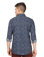 Load image into Gallery viewer, Navy Floral Print Shirt Shirt www.epysode.in 
