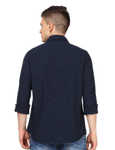 Load image into Gallery viewer, Navy Neps Solid Shirt Shirt www.epysode.in 
