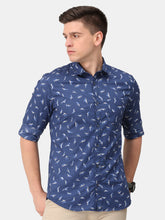 Load image into Gallery viewer, Navy Printed Shirt Shirt www.epysode.in 
