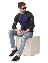 Load image into Gallery viewer, Navy Raglan T-shirt t-shirt www.epysode.in 
