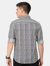 Load image into Gallery viewer, Navy Striped Shirt Shirt www.epysode.in 
