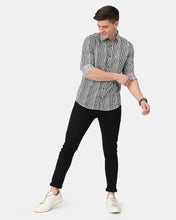 Load image into Gallery viewer, Navy Striped Shirt Shirt www.epysode.in 
