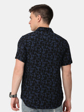 Load image into Gallery viewer, Navy Viscose Shirt Shirt www.epysode.in 
