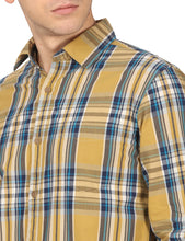 Load image into Gallery viewer, Ochre Checks Shirt Shirt www.epysode.in 
