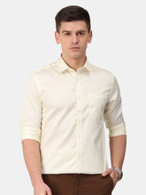 Load image into Gallery viewer, Off White Cotton Shirt Shirt www.epysode.in 
