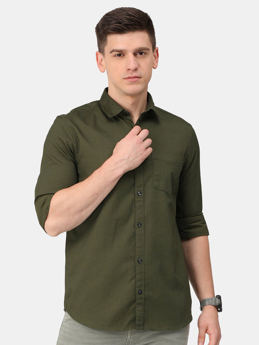 Olive Dobby Shirt Shirt www.epysode.in 