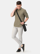 Load image into Gallery viewer, Olive Green Solid Shirt Shirt www.epysode.in 
