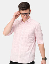 Load image into Gallery viewer, Pink Cotton Printed Shirt Shirt www.epysode.in 
