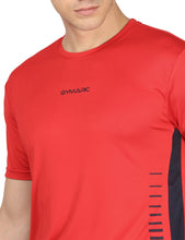 Load image into Gallery viewer, Red Panelled Sports T-Shirt T-Shirt www.epysode.in 
