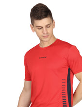 Load image into Gallery viewer, Red Panelled Sports T-Shirt T-Shirt www.epysode.in 
