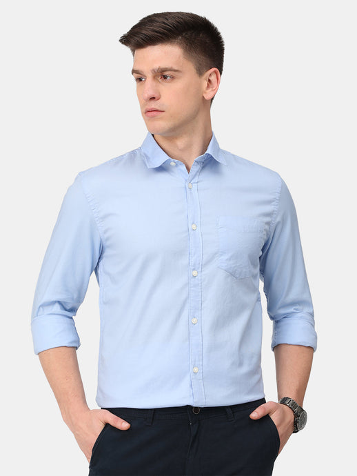 Solid Light Blue Shirt Shirt www.epysode.in 