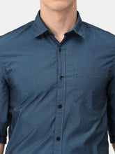 Load image into Gallery viewer, Solid Navy Shirt Shirt www.epysode.in 
