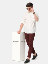 Load image into Gallery viewer, White Bird Print Shirt Shirt www.epysode.in 
