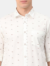 Load image into Gallery viewer, White Bird Print Shirt Shirt www.epysode.in 
