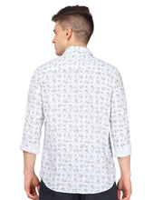 Load image into Gallery viewer, White Floral Print Shirt Shirt www.epysode.in 
