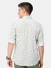 Load image into Gallery viewer, White Printed Shirt Shirt www.epysode.in 
