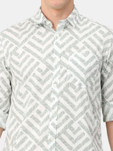 Load image into Gallery viewer, White Printed Shirt Shirt www.epysode.in 
