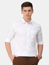 Load image into Gallery viewer, White Solid Shirt Shirt www.epysode.in 
