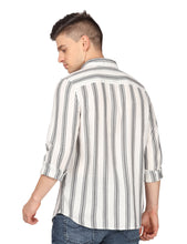 Load image into Gallery viewer, White Stripes Shirt Shirt www.epysode.in 
